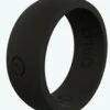 Men's Black Silicone Ring -Silicone Jewelry & Accessories 21420 AS SHOWN l