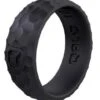 Men's Forged Metallic Ring -Silicone Jewelry & Accessories 31346 AS SHOWN l
