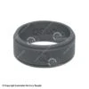 QALO Men's Step Edge Ring (Slate Grey) -Silicone Jewelry & Accessories 7180009