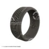 QALO Men's Dark Grey Step Edge Crosshatch Q2X Silicone Ring -Silicone Jewelry & Accessories 7180012