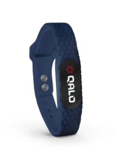 QALO ID Powered By MyID -Silicone Jewelry & Accessories Accessories.QALOID.Navy .Front