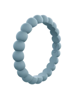 Women's Stackable Bead Pacific Opal Silicone Ring -Silicone Jewelry & Accessories Bead.BlueFlight.Angle dafa9cb0 ea42 4d25 8c14 ce7837bb2684