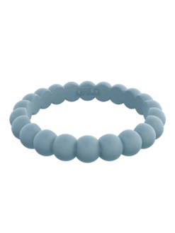 Women's Stackable Bead Pacific Opal Silicone Ring -Silicone Jewelry & Accessories Bead.BlueFlight.Front d1e48ced 40c3 4649 b3fd 49883f7f9e40