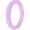 Women's Stackable Braid Silicone Ring -Silicone Jewelry & Accessories Braid.Ultraviolet.Angle
