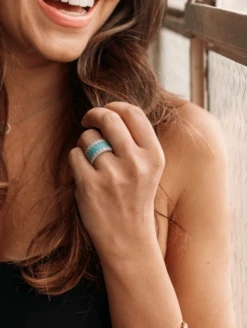 Women's Stackable Chevron Silicone Ring -Silicone Jewelry & Accessories Chevron.Lifestyle1 0e8ef577 44be 4e5f 8f75 ac22f6cacf91