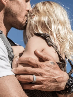 Men's White Chevron Silicone Ring -Silicone Jewelry & Accessories Chevron.Lifestyle1 fd48e43b ce96 406a abe3 912181bc0d1d