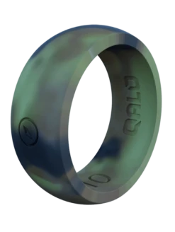 Men's Classic Silicone Ring -Silicone Jewelry & Accessories Classic.Wide .Camo .Angle