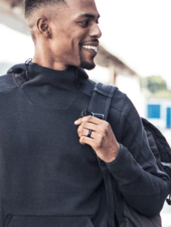 Men's Classic Silicone Ring -Silicone Jewelry & Accessories Classic.Wide .Lifestyle1