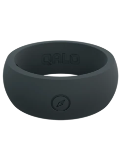 Men's Classic Silicone Ring -Silicone Jewelry & Accessories Classic.Wide .SlateGrey.Front 9548352c 8fff 40c4 b740 43690263610f