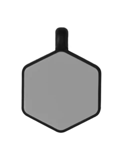 Grey Hex Silicone Dog ID Tag -Silicone Jewelry & Accessories Core.Hex .Grey .Front 05071352 f066 483d b946 016498c3693f