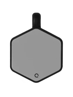 Grey Hex Silicone Dog ID Tag -Silicone Jewelry & Accessories Core.Hex .Grey .back 1913bc3c 06d6 469f b984 e712cb2b6bea