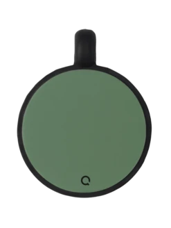 Green Round Silicone Dog ID Tag -Silicone Jewelry & Accessories Core.Round .Green .Back