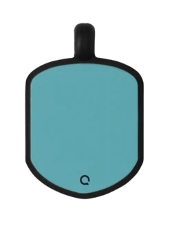 Teal Shield Silicone Dog ID Tag -Silicone Jewelry & Accessories Core.Shield.Teal .Back