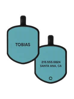 Teal Shield Silicone Dog ID Tag -Silicone Jewelry & Accessories Core.Shield.Teal .CMZ 39ca0f69 7edc 4f93 856a caf3bfec32d4