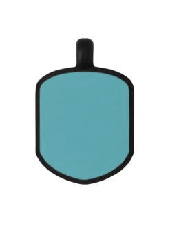 Teal Shield Silicone Dog ID Tag -Silicone Jewelry & Accessories Core.Shield.Teal .Front c48e7374 7827 43ac 8a7e 28c58a96d5f2