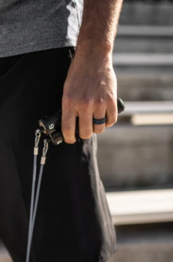 Men's Crosshatch Q2X™ Silicone Ring -Silicone Jewelry & Accessories Crosshatch.Hover