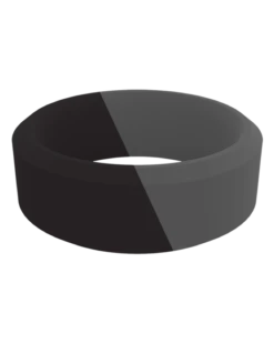 Duo Men's Modern Silicone Ring -Silicone Jewelry & Accessories Duo.BlackDarkGrey.Front 1 a306e631 e9b1 4b6a ad0c fa86ab545a41
