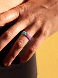 Duo Women's Modern Silicone Ring -Silicone Jewelry & Accessories Duo.Lifestyle1 1