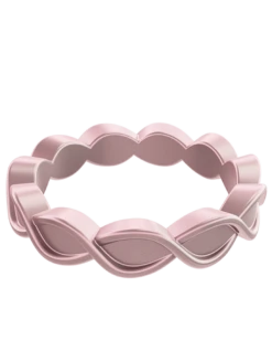 Women's Eternity Silicone Ring -Silicone Jewelry & Accessories Eternity.IridescentPink.Front
