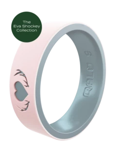 Women's Heart Antler Silicone Ring -Silicone Jewelry & Accessories Eva.Strata.Narrow.HeartAntler.Angle BADGE