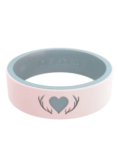 Women's Heart Antler Silicone Ring -Silicone Jewelry & Accessories Eva.Strata.Narrow.HeartAntler.Front 1 94a2c472 0252 4649 aedf c0e78617ff39