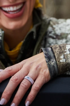 Women's Heart Antler Silicone Ring -Silicone Jewelry & Accessories Eva.StrataNarrowHeartAntler.Hover