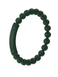 Front Page -Silicone Jewelry & Accessories EvaShockeyForestGreenTranquilBracelet