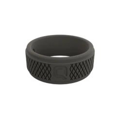 Men's Crosshatch Q2X™ Silicone Ring -Silicone Jewelry & Accessories Mens Crosshatch DarkGrey Front Customize Trans 19f5c4c3 6b95 427f a5cf 2ae76f506c59