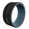 Men's Strata Arrow Silicone Ring -Silicone Jewelry & Accessories Mens strata blackdenim arrow angle