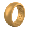 Men's Metallic Classic Silicone Ring -Silicone Jewelry & Accessories Mens.Classic.Metallic.Gold .Angle