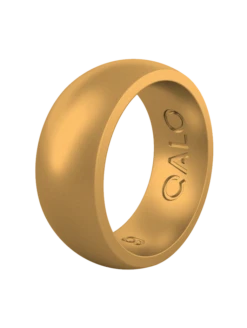 Men's Metallic Classic Silicone Ring