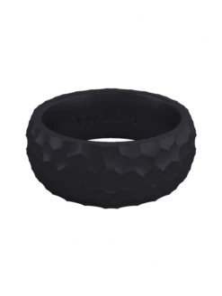 Men's Metallic Forged Silicone Ring -Silicone Jewelry & Accessories Mens.Forged.Tungsten.Front