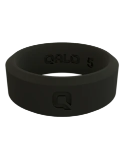 Modern Black Silicone Ring -Silicone Jewelry & Accessories Modern.Black .Front 7070717c cfa3 4ee9 80ff 7e084667872f