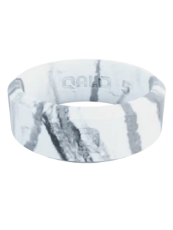 Pink Modern Silicone Ring -Silicone Jewelry & Accessories Modern.Marble.Front