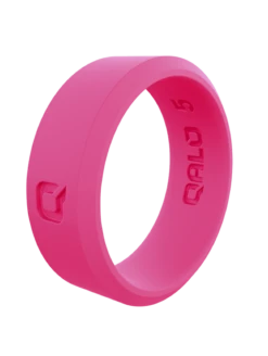 Pink Modern Silicone Ring
