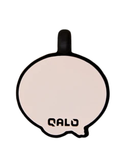 Blush Floral Silicone Dog ID Tag -Silicone Jewelry & Accessories Outdoors.BlushFloral.Back 8649a924 f537 4054 9146 e4860cffd119