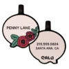 Blush Floral Silicone Dog ID Tag -Silicone Jewelry & Accessories Outdoors.BlushFloral.CMZ 83f5a026 6daa 4e87 879d c105386a3705