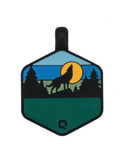 Dusk Wild One Silicone Dog ID Tag -Silicone Jewelry & Accessories Outdoors.DuskWildOne.Front