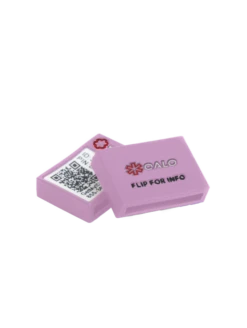 QALO ID Sleeve Powered By MyID -Silicone Jewelry & Accessories PDP MyIDSleeve Ultraviolet Front