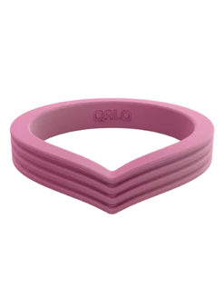 Women's Stackable Peak Silicone Ring -Silicone Jewelry & Accessories Peak.SoftRose.Front
