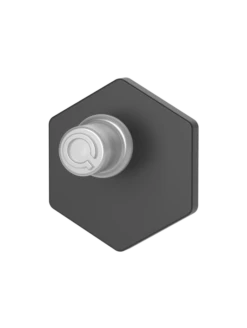 Ion Earrings -Silicone Jewelry & Accessories QALO Ion Earring Black Back