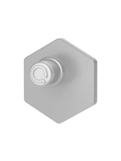 Ion Earrings -Silicone Jewelry & Accessories QALO Ion Earring Silver Back