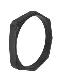 Women's Lake Bracelet -Silicone Jewelry & Accessories QALO Lake Bracelet Black Angle