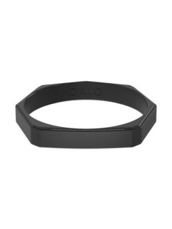 Women's Lake Bracelet -Silicone Jewelry & Accessories QALO Lake Bracelet Black Front