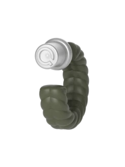 Lariat Earrings -Silicone Jewelry & Accessories QALO Lariat Earring Sage Back