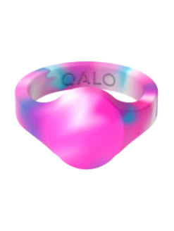 Women’s Tie Dye Signet Silicone Ring -Silicone Jewelry & Accessories QALO MENSIGNETRING PurpleCrush Front 8a3a92d5 074a 463e ae86 7383928fea8a