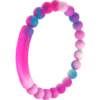 Women's Tie Dye Tranquil Bracelet -Silicone Jewelry & Accessories QALO MENTRANQUILBRACELET PurpleCrush Angle