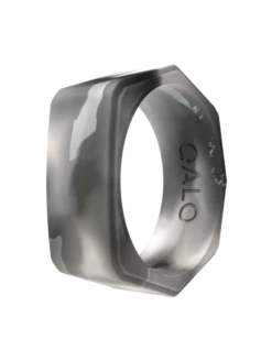 Men's Natural Stone Lake Silicone Ring