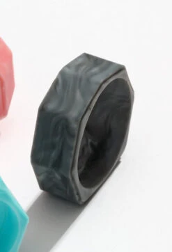 Men's Natural Stone Lake Silicone Ring -Silicone Jewelry & Accessories QALO NaturalStone Lake Granite Hover 12c69b22 52d2 4019 b60e 628bf8ba61de