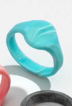 Women’s Natural Stone Signet Silicone Ring -Silicone Jewelry & Accessories QALO NaturalStone Signet Turquoise Hover f1fac61d 0784 4a2c 962c 8983c16e20ea